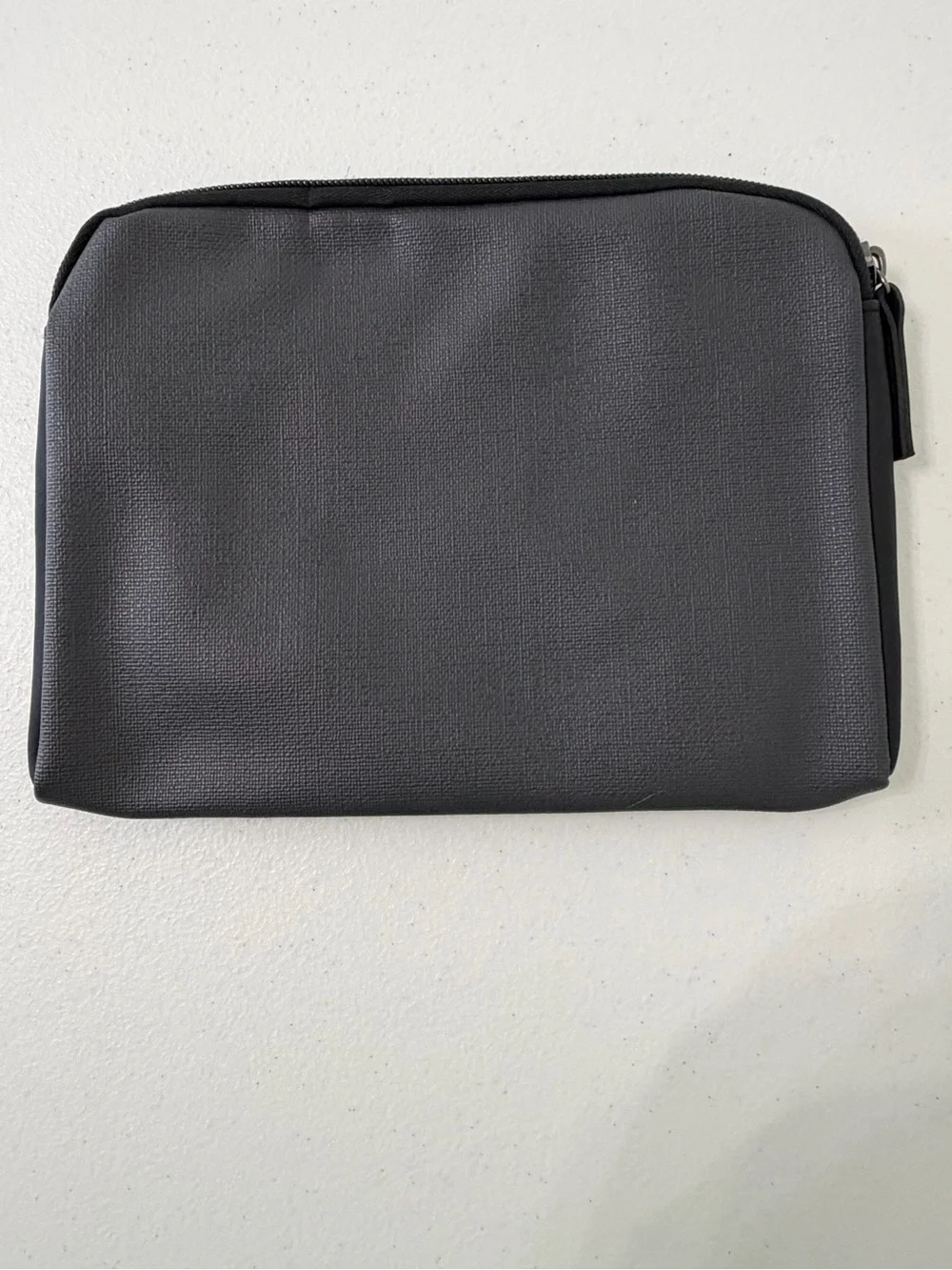 TUMI for Delta Gray Ballistic Tech Cord Pouch Organizer Cosmetic Case